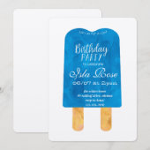 Hello Summer Birthday Party Kaart (Voorkant / Achterkant)