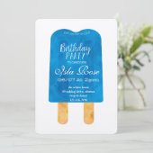 Hello Summer Birthday Party Kaart (Staand voorkant)