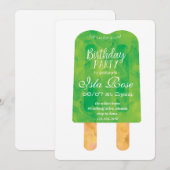 Hello Summer Birthday Party Kaart (Voorkant / Achterkant)
