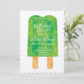 Hello Summer Birthday Party Kaart (Staand voorkant)