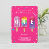 Hello Summer Birthday Party Kaart (Staand voorkant)