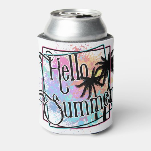 Hello summer blikjeskoeler (Blikje Achterkant)