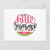 Hello summer briefkaart (Voorkant)