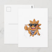 Hello summer  briefkaart (Voorkant / Achterkant)