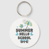 Hello Summer Bye School Acrylic Keychain (Achterkant)