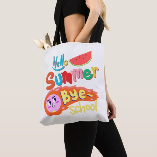 Hello Summer Bye School Tote Bag Art (Dichtbij)