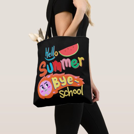 Hello Summer Bye School Tote Bag Art (Dichtbij)