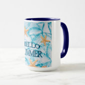 Hello Summer Custom Photo Mug Mok (Voorkant rechts)