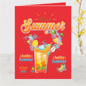 Hello Summer Kaart (Gele Bloem)