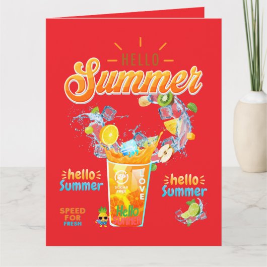 Hello Summer Kaart (Voorkant)