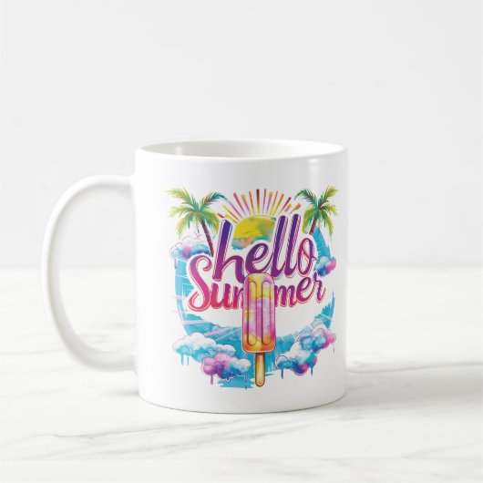 Hello summer koffiemok (Links)