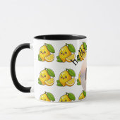 Hello Summer Lemon Custom Photo Mug Gift Mok (Links)