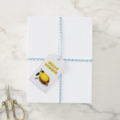 Hello Summer Lemon Favor Cadeaulabel (Met Touw)