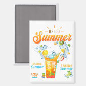 Hello Summer Magneet (Voorkant / Achterkant)