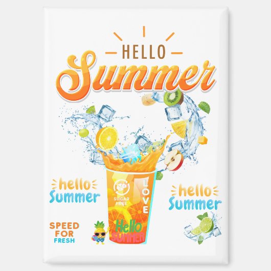 Hello Summer Magneet (Voorkant)