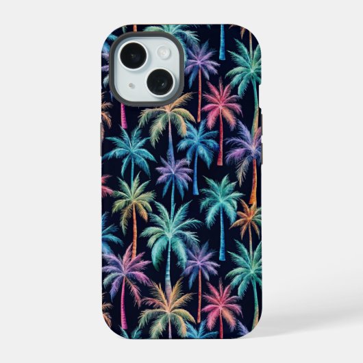 Hello Summer Palms iPhone 15 Case (Achterkant)