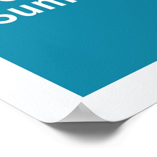 Hello summer poster (Hoek)