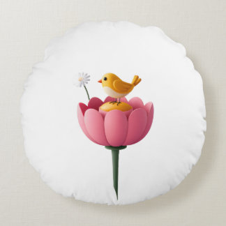 Hello summer rond kussen