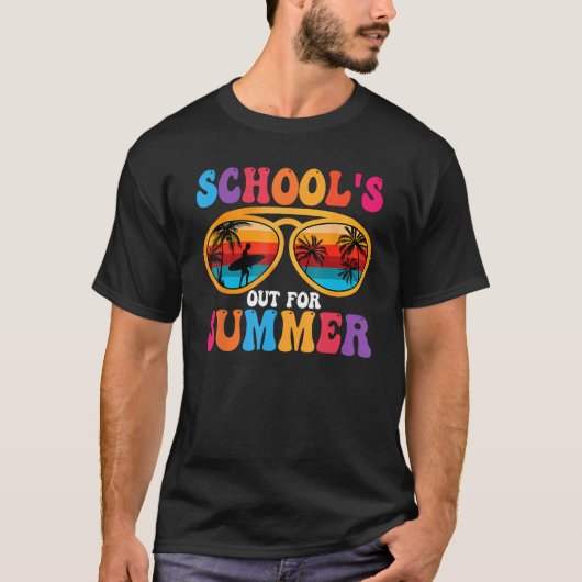 Hello Summer  School s Out For Summer Teacher Boys T-shirt (Voorkant)