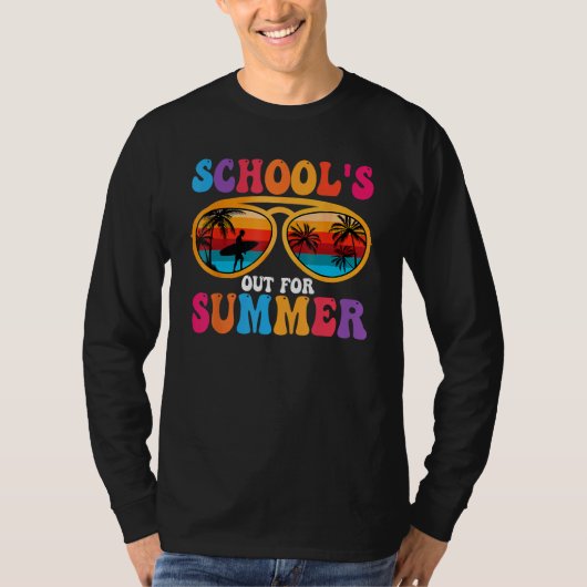 Hello Summer  School s Out For Summer Teacher Boys T-shirt (Voorkant)