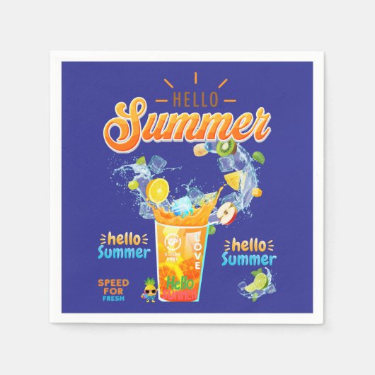 Hello Summer Servet (Voorkant)