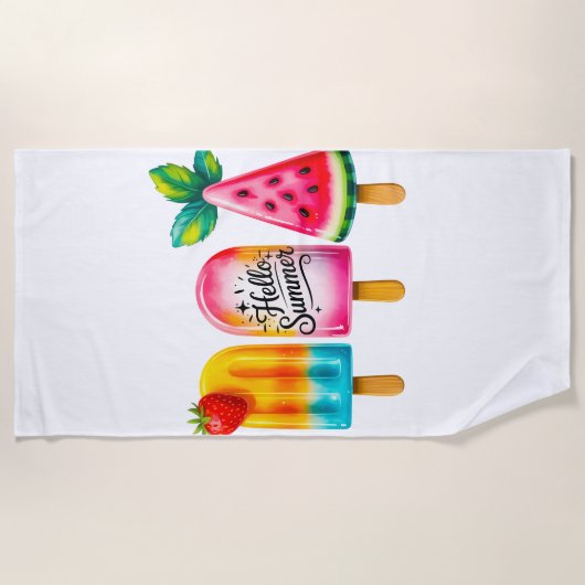 Hello Summer  Strandlaken (Voorkant)