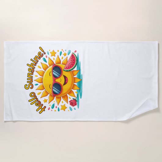 Hello Summer  Strandlaken (Voorkant)