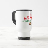 Hello Summer | Strawberry Cocktail Travel Mug Reisbeker (Voorkant links)