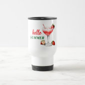 Hello Summer | Strawberry Cocktail Travel Mug Reisbeker (Center)