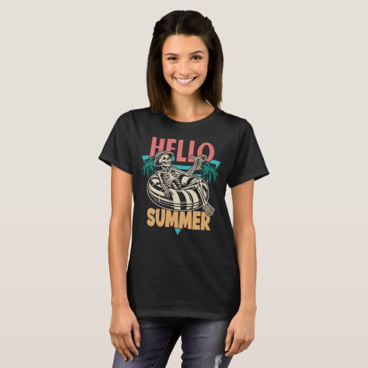 Hello summer t-shirt (Voorkant volledig)