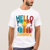Hello summer t-shirt (Voorkant)