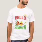 Hello summer t-shirt (Voorkant)