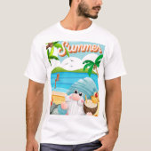 Hello summer t-shirt (Voorkant)