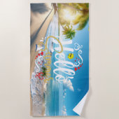 Hello Summer Time Strandlaken (Voorkant)