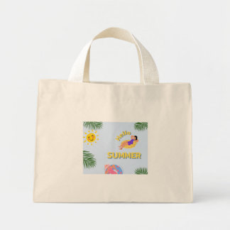 Hello summer tote bag