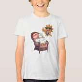 Hello summer Tri-Blend shirt (Voorkant)