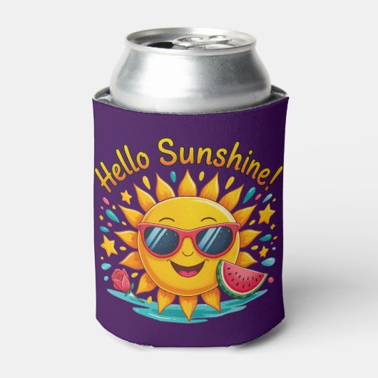 Hello Sunshine  Blikjeskoeler (Blikje Voorkant)