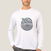 Hello Sunshine – Centered & Strong Tri-Blend Shirt (Voorkant volledig)