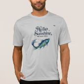 Hello Sunshine – Flow. Shine. Repeat. 🐟 T-shirt (Voorkant)