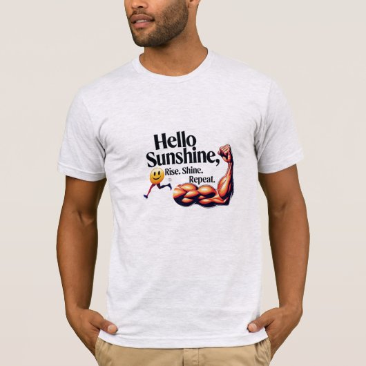 Hello Sunshine – Ren. Flex. Herhaal. T-shirt (Voorkant)