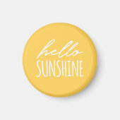 Hello Sunshine Sunny Yellow Magnet (Voorkant)