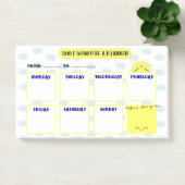 HELLO SUNSHINE - WEEK PLANNER POST-IT® NOTES (Kantoor)