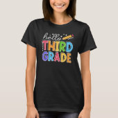 Hello Third 3rd Grade Teacher Student First Day Of T-shirt (Voorkant)