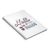 Hello third grade notitieboek (Rechterzijde)