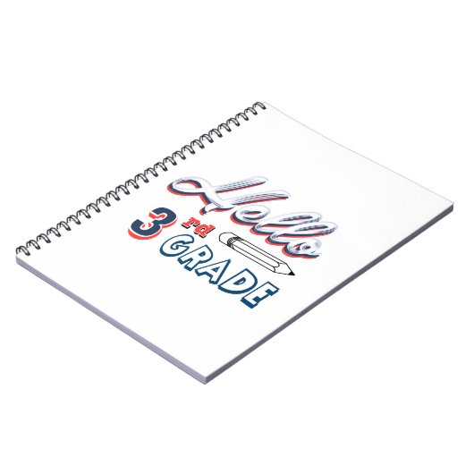 Hello third grade notitieboek (Linkerzijde)