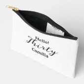 Hello thirty birthday name simple minimal elegant etui (Open)