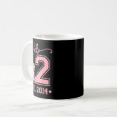 Hello Twelve Est 2014 12th Birthday Coquette 12 Ye Koffiemok (Voorkant links)