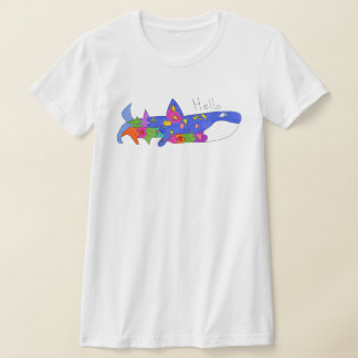 "Hello Whale" T-shirt