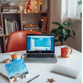 Hello Winter Hardcover Spiral Notebook Notitieboek