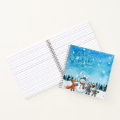 Hello Winter Hardcover Spiral Notebook Notitieboek (Binnen)